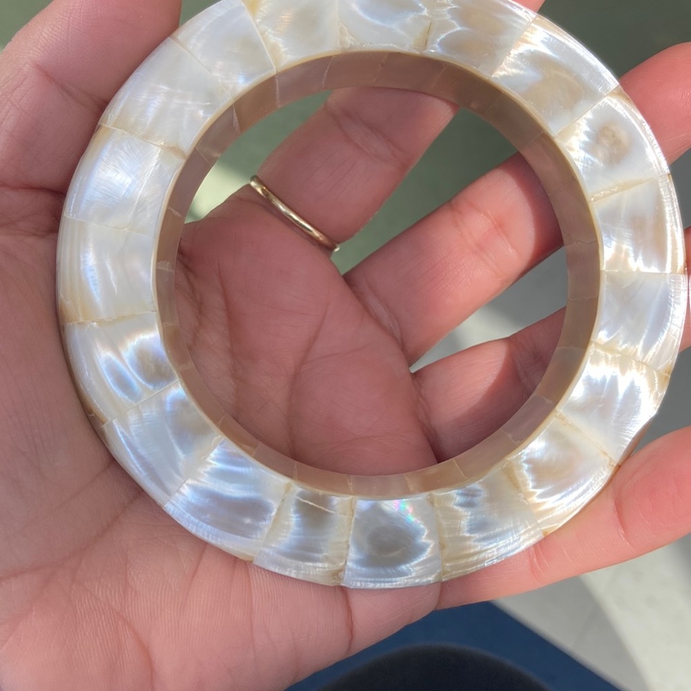 Chunky abalone bracelet